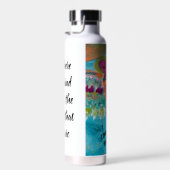 Angel message water bottle with original art waterfles (Rechts)