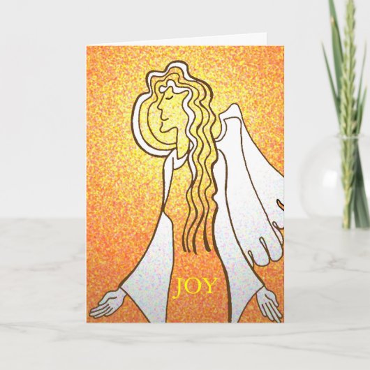 Angel messenger feestdagen kaart (Voorkant)