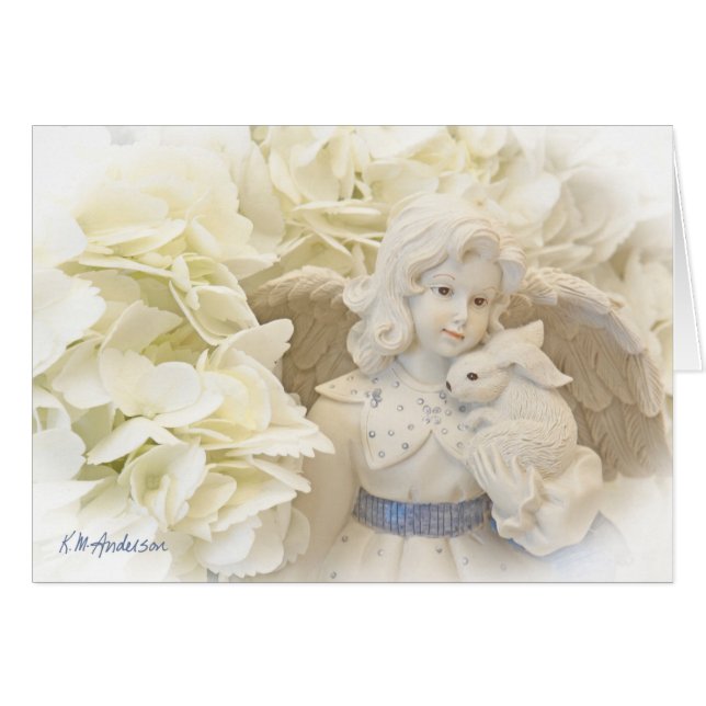 Angel met bunny (Voorkant Horizontaal)