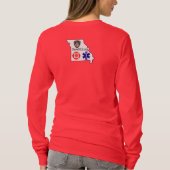 Angel met een headset t-shirt (Achterkant)