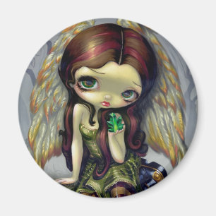 "Angel met Emeralds" Magnet Magneet