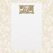 Angel met Harp Briefpapier