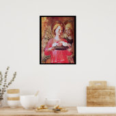 ANGEL MET ROZEN POSTER (Keuken)