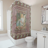 Angel met Rozen Shower Curtain Douchegordijn (In situ)