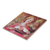 ANGEL MET ROZEN TEGELTJE (Zijkant)