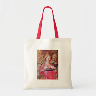 ANGEL MET ROZEN TOTE BAG