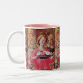 ANGEL MET ROZEN TWEEKLEURIGE KOFFIEMOK (Links)
