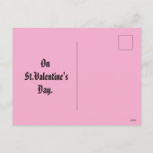 Angel met Rozen vakantie Briefkaart (Achterkant)