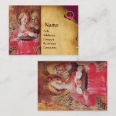 ANGEL MET ROZEN VISITEKAARTJE (Voorkant / Achterkant)