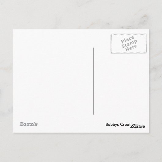 Angel met Sheep en Lion Briefkaart (Achterkant)