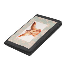 ANGEL MET SNOWFLAKE PATTERN NYLON Photo Wallet