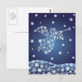 Angel met Trumpet Briefkaart (Voorkant / Achterkant)