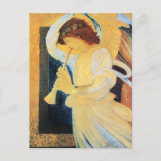 Angel met Trumpet, Burne-Jones Fine Art Briefkaart