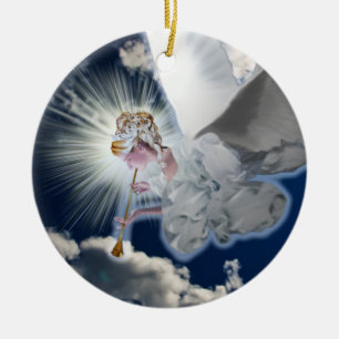 Angel met Trumpet Ornament
