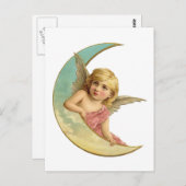 Angel Moon Briefkaart (Voorkant / Achterkant)