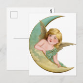 Angel Moon Painting Briefkaart (Voorkant / Achterkant)