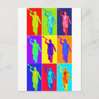 Angel Moroni Pop Art Briefkaart