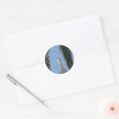 Angel Moroni Ronde Sticker (Envelop)