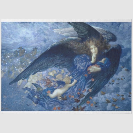 Angel night & haar sterren ontkoppelen papier (Voorkant)