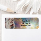 Angel Noël étiquettes de adresse de vacances (En situation)