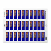 Angel Noël Retourner l'adresse Étiquettes (Feuille entière)