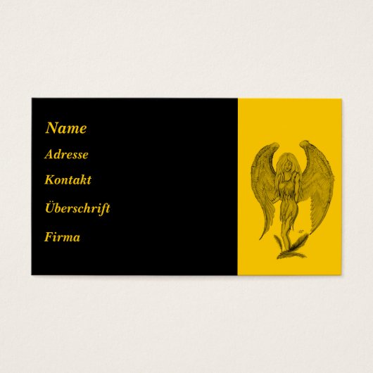 Angel noir et jaune (Devant)
