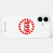 Angel Number 999 Nieuw Begin Spiritueel Case-Mate iPhone Case (Achterkant (horizontaal))