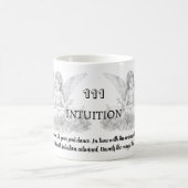 Angel Numéro 111 - Intuition - Mug Avec Citation (Centre)