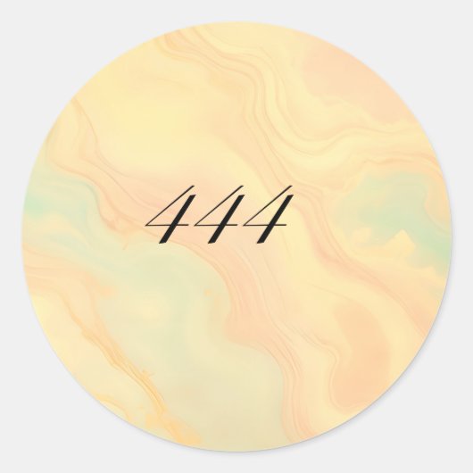 Angel numéro 444 Sticker (Devant)