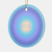 Angel-nummer 000 - Infinite groei & vers begin Keramisch Ornament (Links)