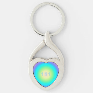 Angel-nummer 111 - Manifesthart Sleutelhanger