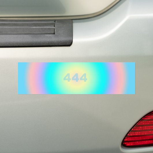 Angel-nummers 444 - Optimisme & Action Bumpersticker (Op auto)