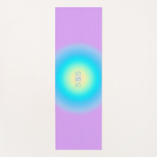 Angel Nummers 555 - Nieuw begin Yogamat (Voorkant)