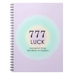 Angel Nummers 777 Luck Notitieboek