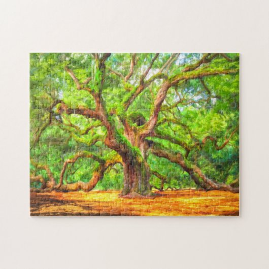 Angel Oak Jigzaag Puzzle Legpuzzel (Horizontaal)