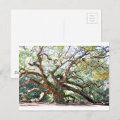 Angel Oak Tree Gifts Briefkaart (Voorkant / Achterkant)