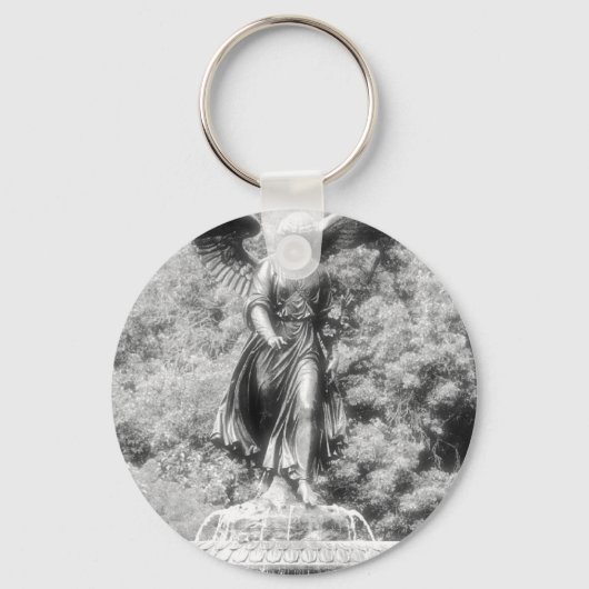 Angel of Central Park NYC. Sleutelhanger (Voorkant)