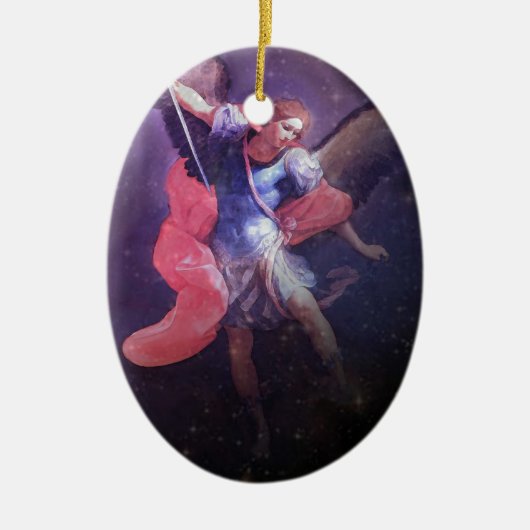 Angel of Courage Keramisch Ornament (Voorkant)