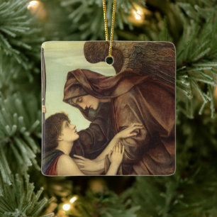 Angel of Death by Evelyn De Morgan Keramisch Ornament
