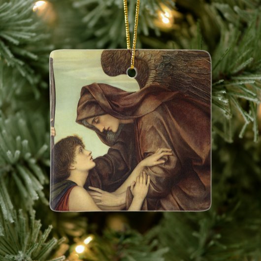Angel of Death by Evelyn De Morgan Keramisch Ornament (Boom)