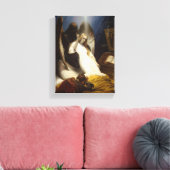 Angel of Death (Going to Heaven) (Horace Vernet) Canvas Afdruk (Insitu (Woonkamer))
