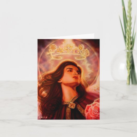 Angel of Dialog Carte pour notes par Lisa Iris (Devant)