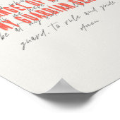 Angel of God Prayer Poster (Hoek)