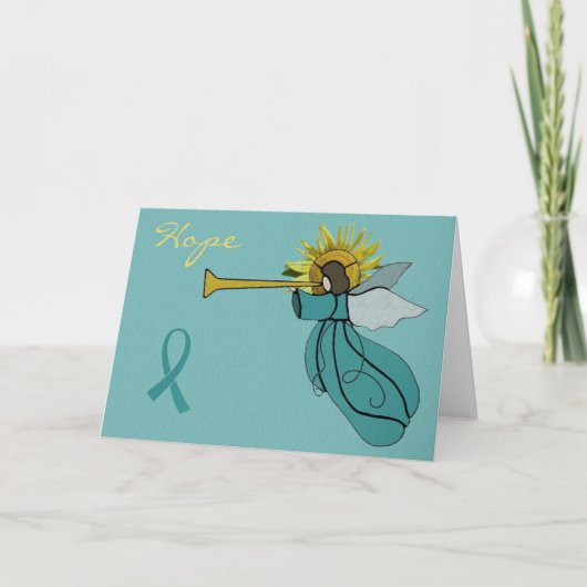 Angel of Hope Kerstboom Kaart (Voorkant)