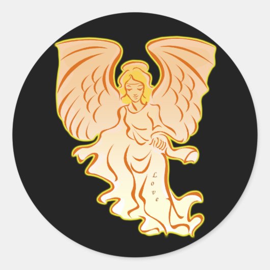 Angel of Love Stickers (Voorkant)
