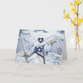 Angel of Mercy Card Kaart (Gele Bloem)