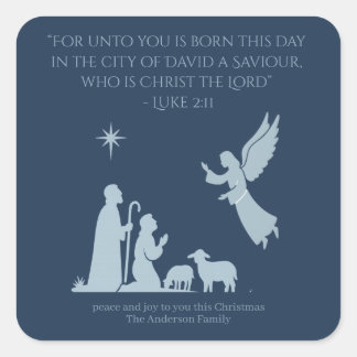 Angel of the Lord Sticker – Nativity Shepherd