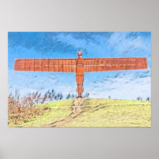Angel of the North, Gateshead, England Poster (Voorkant)