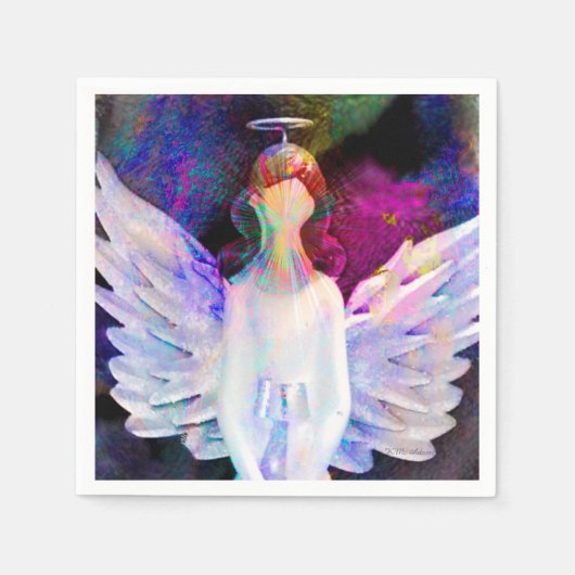 Angel of Tranquility Standaard Cocktail Servetten (Voorkant)