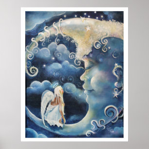 Angel op de maan poster